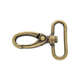 Show details for Karabiner aus Zinkdruckguss - 6cm lang - 38mm Durchlass - altmessing - 1 Stück Picture of Karabiner aus Zinkdruckguss - 6cm lang - 38mm Durchlass - altmessing - 1 Stück