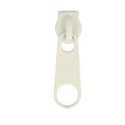 Show details for slider for zipper with 3mm rail, color: cream - 10 pieces Picture of slider for zipper with 3mm rail, color: cream - 10 pieces