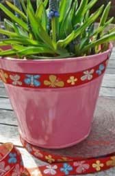 Show details for 3m roll webbing, design by paulapü, 15mm wide, glittery butterflies Picture of 3m roll webbing, design by paulapü, 15mm wide, glittery butterflies