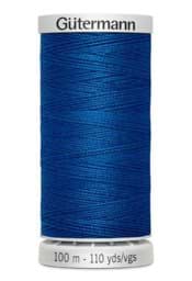 Show details for Gütermann threads - extra thick 100m coil - color: blue 214 Picture of Gütermann threads - extra thick 100m coil - color: blue 214