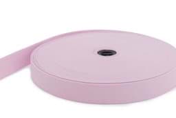 Show details for 20mm wide elastic webbing made of polyester - 25m roll - dusky pink Picture of 20mm wide elastic webbing made of polyester - 25m roll - dusky pink
