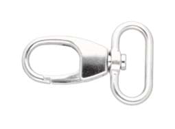 Show details for snap hook made of zinc die-casting, for 25mm webbing, 5,2cm long - 1 piece *NEW* Picture of snap hook made of zinc die-casting, for 25mm webbing, 5,2cm long - 1 piece *NEW*