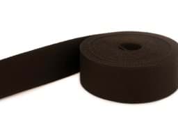 Show details for 5m belt strap / bags webbing - color: dark brown - 20mm wide Picture of 5m belt strap / bags webbing - color: dark brown - 20mm wide