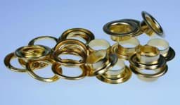 Show details for loops  with counterparts - 14mm - color: gold - 100 pieces Picture of loops  with counterparts - 14mm - color: gold - 100 pieces