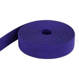 Show details for 5m  roll elastic webbing - color: purple - 25mm wide Picture of 5m  roll elastic webbing - color: purple - 25mm wide