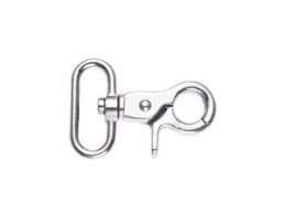 Show details for scissor carabiner made of zinc die-casting - 5,7cm long - 25mm hole - 1 piece Picture of scissor carabiner made of zinc die-casting - 5,7cm long - 25mm hole - 1 piece