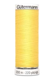 Show details for Gütermann Sew-all Thread - 200m - color: lemon 852 Picture of Gütermann Sew-all Thread - 200m - color: lemon 852