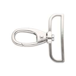 Show details for snap hook made of zinc die casting - 5,9cm long - for 50mm wide webbing - 10 pieces Picture of snap hook made of zinc die casting - 5,9cm long - for 50mm wide webbing - 10 pieces