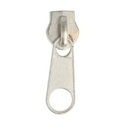Show details for slider for zipper with 10mm rail, color: silver - 10 pieces Picture of slider for zipper with 10mm rail, color: silver - 10 pieces