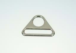 Show details for triangle made of metal - nickle-plated - 39mm hole - 1 piece Picture of triangle made of metal - nickle-plated - 39mm hole - 1 piece