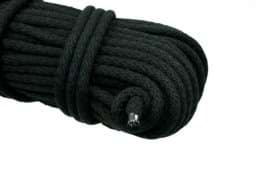Show details for 25m cotton cord / BW cord - 8mm thick - color: black Picture of 25m cotton cord / BW cord - 8mm thick - color: black