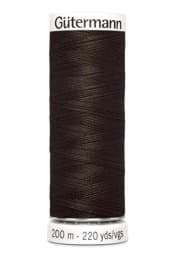 Show details for Gütermann Sew-all Thread - 200m - color: dark brown 674 Picture of Gütermann Sew-all Thread - 200m - color: dark brown 674