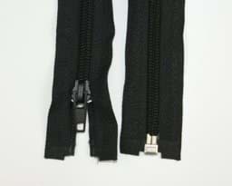 Show details for zipper divisible - 60cm long - color: black - 10 pieces Picture of zipper divisible - 60cm long - color: black - 10 pieces