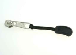 Show details for zipper pendant / zipper-strap - black - 10 pieces Picture of zipper pendant / zipper-strap - black - 10 pieces