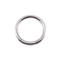 Show details for 38mm toroidal ring (inner measurement) made of zinc die-casting - with spring lock - 1 piece Picture of 38mm toroidal ring (inner measurement) made of zinc die-casting - with spring lock - 1 piece