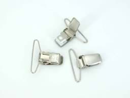 Show details for suspender clips - 40mm hole - 3 pieces Picture of suspender clips - 40mm hole - 3 pieces