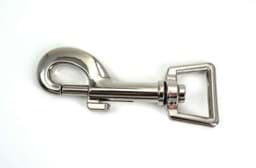 Show details for metal snap hook - 7,5cm long - for 20mm webbing - 50 pieces Picture of metal snap hook - 7,5cm long - for 20mm webbing - 50 pieces
