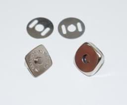 Show details for magnetic lock / magnetic closure 15mm - angular - 10 pieces Picture of magnetic lock / magnetic closure 15mm - angular - 10 pieces