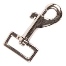 Show details for bolt carabiner 8cm made of zinc die casting, nickel plated, for 25mm webbing - 50 pieces Picture of bolt carabiner 8cm made of zinc die casting, nickel plated, for 25mm webbing - 50 pieces
