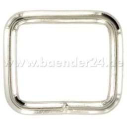 Show details for Square ring - welded from 4mm thick steel - nickel-plated - 25mm hole - 10 pieces Picture of Square ring - welded from 4mm thick steel - nickel-plated - 25mm hole - 10 pieces
