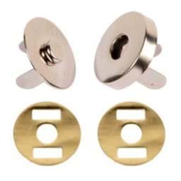 Show details for magnetic lock / magnetic closure 14mm - round - 100 pieces Picture of magnetic lock / magnetic closure 14mm - round - 100 pieces