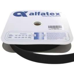 Show details for 25m Alfagrip Hakenband - 20mm breit - Farbe: schwarz Picture of 25m Alfagrip Hakenband - 20mm breit - Farbe: schwarz