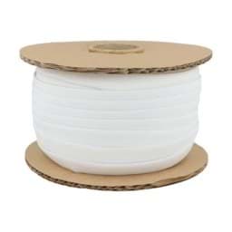 Show details for 15mm breites Gummiband aus Polyester - 50m Rolle - weiß Picture of 15mm breites Gummiband aus Polyester - 50m Rolle - weiß