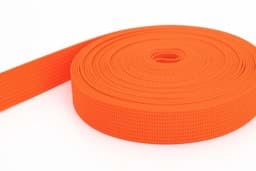 Show details for 10m PP webbing - 20mm width - 1,8mm thick - orange (UV) Picture of 10m PP webbing - 20mm width - 1,8mm thick - orange (UV)