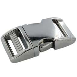 Show details for *B-Ware* Steckschließer aus Alu - 20mm Durchlass - einseitig regulierbar Picture of *B-Ware* Steckschließer aus Alu - 20mm Durchlass - einseitig regulierbar