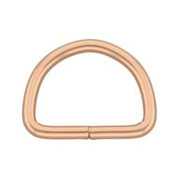 Show details for 40mm D-ring welded made of steel - rose gold - 10 pieces Picture of 40mm D-ring welded made of steel - rose gold - 10 pieces
