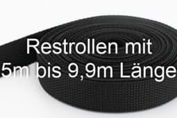 Show details for 50m PP webbing - 70mm width - 1,2mm thick - black Picture of 50m PP webbing - 70mm width - 1,2mm thick - black