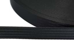 Show details for 100m safety belt - black - made of polyamide - 30mm wide - maximum load: 1,1t Picture of 100m safety belt - black - made of polyamide - 30mm wide - maximum load: 1,1t