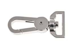 Show details for carabiner hook made of zinc die casting - 5,4cm long - 25mm hole - 1 piece Picture of carabiner hook made of zinc die casting - 5,4cm long - 25mm hole - 1 piece