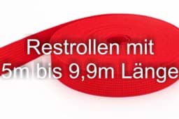 Show details for Restpostenbox 25mm breites PP-Gurtband 1,8mm stark, 25m - rot (UV) Picture of Restpostenbox 25mm breites PP-Gurtband 1,8mm stark, 25m - rot (UV)