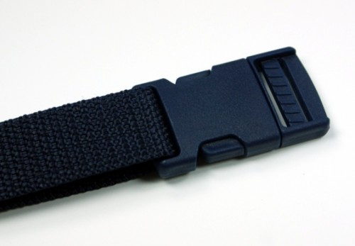 Steckschließer aus Kunststoff, Farbe: dunkelblau, für 30mm Gurtband