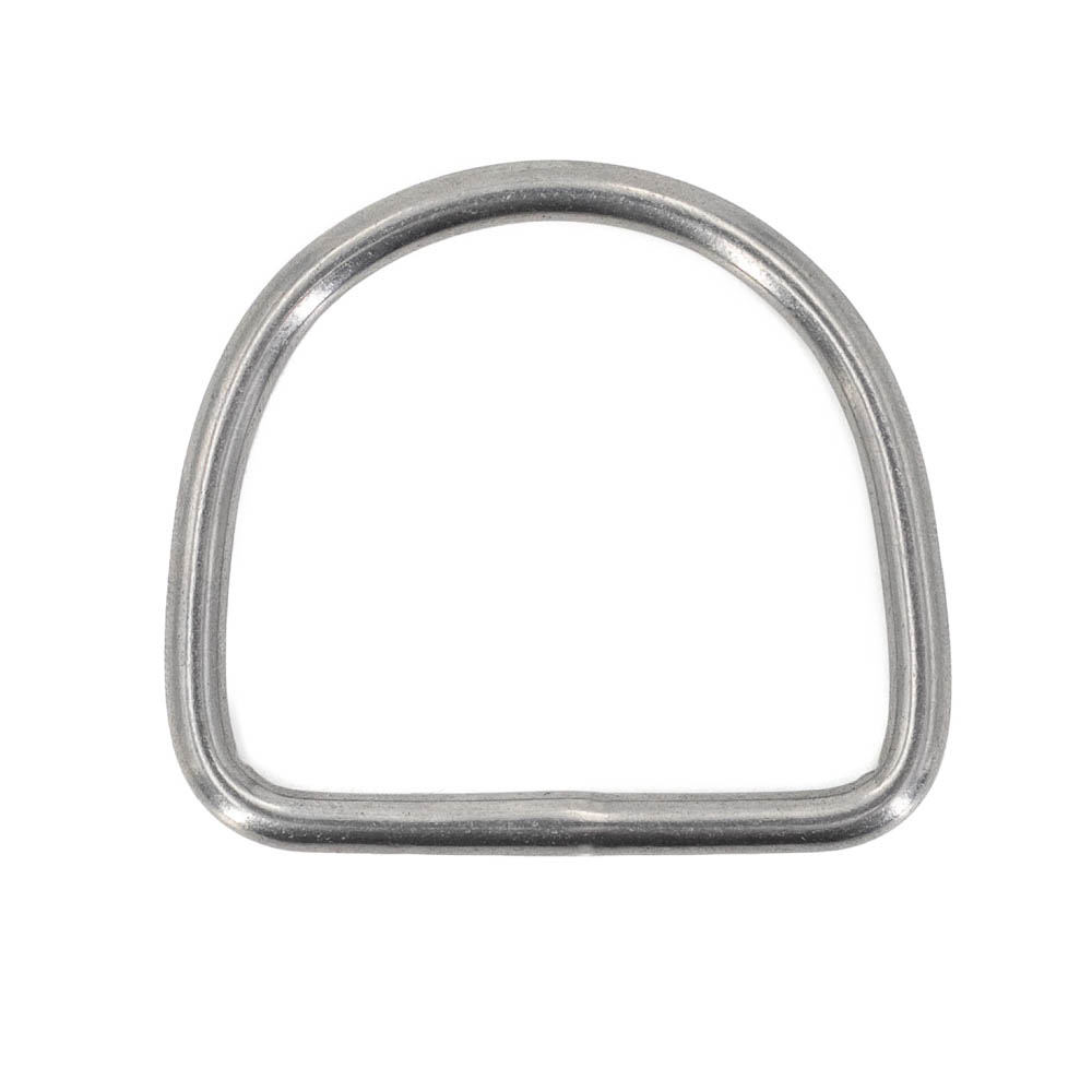 D-Ring aus V4A Edelstahl, 20mm Innenmaß, 4mm Stärke - 1 Stück