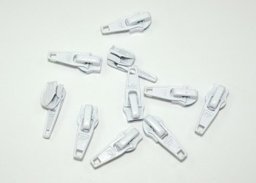 Picture of slider autolock for 5mm zippers, colour: white - 10 pieces
