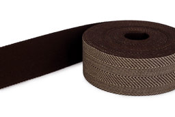 Picture of 4m belt strap / bags webbing - color: fish bones grey 257 - 40mm wide