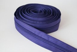 Picture of 5m slide fastener, 5mm rail, color: purple