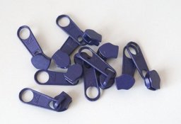 Picture of Slider for slide fastener with 5mm rail, color: purple - 10 pieces