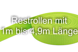 Picture of Restpostenbox 50mm breites PP-Gurtband 1,4mm stark, 25m - limone (UV)