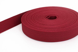 Picture of 50m PP webbing - 30mm width - 1,8mm thick - bordeaux (UV)