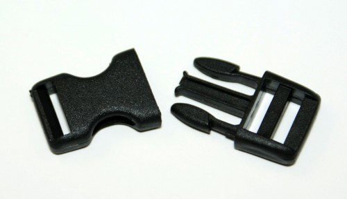 Picture of 50 Steckschließer für Gurtband 10mm breit - einseitig regulierbar