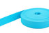 Picture of 50m PP webbing - 10mm width - 1,4mm thick - turquoise(UV)
