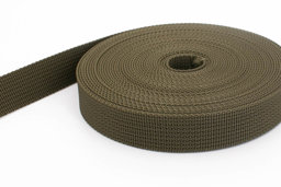 Picture of 50m PP webbing - 30mm width - 1,8mm thick - khaki (UV)