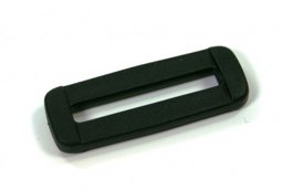 Picture of oval ring made of plastic for 25mm wide webbing - 10 pieces