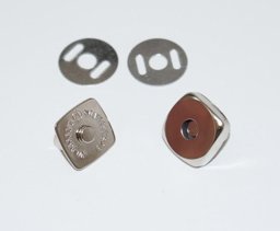 Picture of magnetic lock / magnetic closure 15mm - angular - 10 pieces