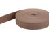 Picture of 50m PP webbing - 30mm width - 1,4mm thick - light brown (UV)