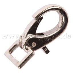 Picture of 6cm carabiner made of zinc die casting, for 25mm wide webbing - 10 pieces