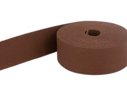 Picture of 1m belt strap / bags webbing - color: brown - 40mm wide